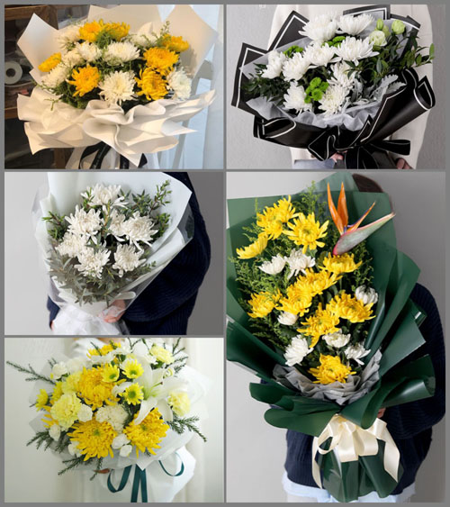 广东潮州市潮安区龙湖镇鹳三村白事花束代送